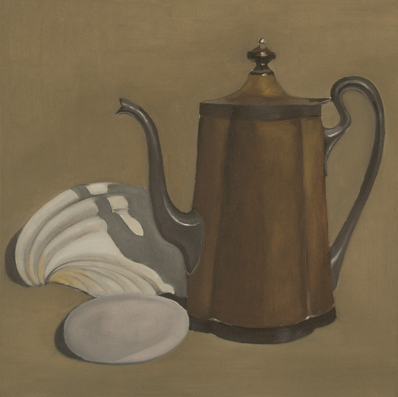 Teapot with Shells 24x24 2017 web